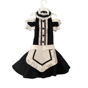 Weissman Black and White Kids Casual Dress